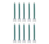 Generic 10 Boquillas Mezcladoras Portátiles de Doble Orificio, Mezcla Rápida de Pegamento AB, Material Premium para una Dosificación Suave, Ideal para Entusiastas del Bricolaje