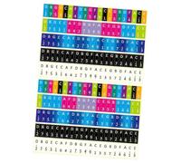 Generic 10 calcomanías de Kalimbatie Kalimba para aprendices de kalimba, notas, calcomanías de escala, accesorios para piano de pulgar, calcomanías de kalimba, calcomanías de notas de piano para el