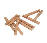 Generic 10 Palos de Corcho de Pesca de Roble Ligeros para Caña de Flotabilidad, 2,0 Pulgadas, Palo de Corcho de Cebo Fácil de Usar para Pesca de Carpas, Portátil y Fácil de Transportar para Aparejos
