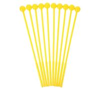 Generic 10 piezas Baquetas para Percusión de Plástico para Mazos Largos para Interpretación Escenario Palillos Resistentes con Mango de Pequeño y Ligero para Fácil Agarre y Uso Cómodo