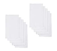 Generic 10 Piezas Inserciones de Pañales de Algodón Reutilizables Pañales de Trapo Lavables y Paños de Erructo para Bebés Absorbentes y Transpirables
