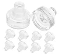 Generic 10 piezas Unidades Tapones para Vino Reutilizables Tapón Hermético para Botella de Vidrio Cierre Sellado para Vino y Cerveza Diseño Especial para Conservar Bebidas Casa y Locales