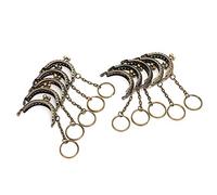 Generic 10 Uds. Marco de Monedero de Metal Cierre de Broche Beso Accesorios de Bricolaje Tamaño Pequeño Fácil de Llevar para Proyectos Hechos a Mano