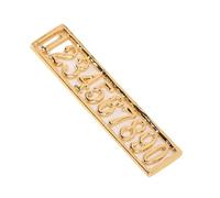 Generic 10 Uds Mini Números de Puerta de Casa Números de Puerta Decorativos de Color Dorado 0-9 para Casa de Muñecas a Escala 1:12