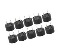 Generic 10 Uds. Zumbador Electromagnético Activo DC 3V para Alarmas Electrónicas y Juguetes