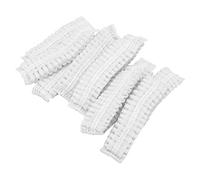 Generic 100 Fundas Desechables para Almohadillas para los Oídos, Protectoras Elásticas e Higiénicas para Cibercafés y Hospitales, Tela No Tejida, Se Adapta a 8,5-12 Cm/3,3-4,7 Pulgadas (White)
