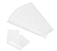 Generic 100 Hojas Profesionales para Teñir el Cabello, Tiras para Resaltar el Cabello, Hojas Separadoras de Teñido Reutilizables, Material ABS Transparente y Lavable, Longitud Per