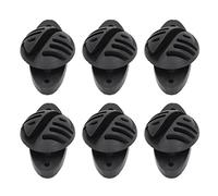 Generic 100 PCS Aislador de Cerca Eléctrica Accesorios Semiesféricos Duraderos para Sistemas de Alto Voltaje Acero Galvanizado 2,6 X 1,4 Pulgadas