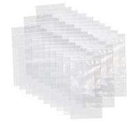 Generic 100 piezas Desechables para Teléfono Móvil Impermeables Transparentes Resistentes Bolsas de Embalaje para Protección y Uso Táctil Paquete de Unidades