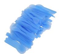 Generic 100 Uds. Espátula para Mascarilla Facial, Palo de Plástico Liso para Aplicar Crema Uniformemente, Diseño Ergonómico para Todo Tipo de Piel (BLUE)