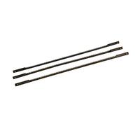 Generic 12 Hojas de Sierra Caladora de Alta Durabilidad para Corte de Madera y Metal, Acero Al Carbono, 5,2 Pulgadas de Longitud