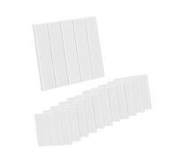 Generic 12 Pegatinas de Pared con Diseño de Baldosas, Soluciones para Control de Sonido, Blanco