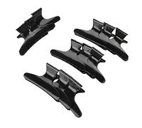 Generic 12 Pinzas para el Pelo de Mariposa Negra, Antideslizante que Tira del Pelo hacia Atrás para una Gran Cantidad de Cabello, Herramienta de Peluquería para Estilista/salón, Material PP