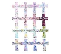 Generic 16 marcapáginas magnéticos con cruz religiosa, versículos religiosos de la Biblia, marcapáginas para mujeres (B)