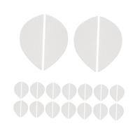 Generic 16 Pares de Placas de Tacón para Reparación de Tacones, Almohadillas Antideslizantes para El Talón, Repuesto Desgastado Lateral, Suela de Zapato para, blanco