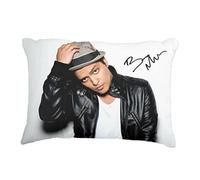 Generic 16x24 Inch Rectangle Custom Bruno Mars Photo Pillowcase (Two sides) Fashion Zippered Cushion Cover Case
