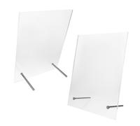 Generic 2 Expositor Transparente para Uñas Postizas de Acrílico Pequeño Tablero de Exhibición para Muestras de Uñas en Gel Soporte Portátil Profesional y Doméstico