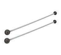 Generic 2 mazos dobles de marimba para instrumentos musicales, baquetas de práctica, baquetas de marimba, baquetas ligeras de percusión, suministro de tambor, mazos de tambor de lengua, mazos de