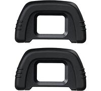 Generic [2 Pack] DK-21 Rubber Eyecup Eyepiece Visor para Nikon D7000 D750 D610 D600 D300 D200 D100 D90 D80 D70 D70s cámaras DSLR