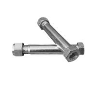 Generic 2 Pasadores para Miniexcavadora de 25 Mm/0,98 Pulgadas, Conexión de Acero, Reemplazo Directo