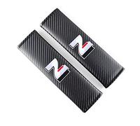 GÉNERIC 2 Pcs Coche Almohadillas para Cinturón de Seguridad, para Hyundai N I30 I20 IX35 Tucson Performance I30 Veloster Kona Solaris Sonata Elantra Asiento Cinturón Proteccion Cubiertas