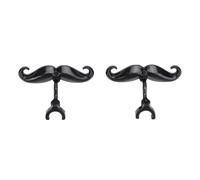 Generic 2 Pcs Cuesta de Trombón en Bigote Clamp/Holder de Plástico Tipo Barba Euphonium Estuche Divertido Hallazgos de Joyas de Boquilla Divertida