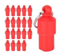 Generic 20 Etiquetas de Plástico para Mascotas, Nombre de Identificación, Etiqueta de Dirección, Almacenamiento, Tubo de Barril, Colgante de Collar de 1,2 X 0,4 Pulgadas para Gatos y Perros