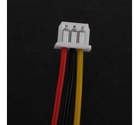 Generic 20 Sets 1,25 Mm Micro JST Pack 2/3 Pins de Conector Masculino y Femenino con Alambre de Cobre Plateado por Estaño, Conectores de Esquina JST para Conexiones Efectivas de la Tarjeta de (3pin