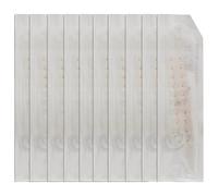 Generic 200 pegatinas de acupuntura para orejas de fácil aplicación con diseño dorado transparente, perfectas para acupresión, tamaño: 5.9 x 1.8 x 0.04 pulgadas