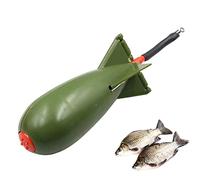 Generic 2pcs Alimentadores para | Bomba Spod De | Dispensador De Cebo De Cesta De Alimentación | Spod Bomb Environmental Carp Fishing Bait Rocket, HA1A5PYACGSTV63MS
