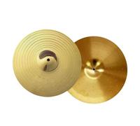 Generic 2pcs Crash Cmsbal Percusion Instruments Drummers para Principiantes Profesionales