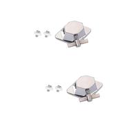 Generic 2piezas Soporte De Tom Para Batería Conexión Duradera De Metal Fácil De Instalar Compatible De Tom Drum Reemplazo De Bracket Roto Material Resistente y Ligero