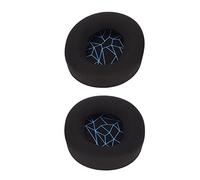 Generic 3/5/7 Almohadillas Mejoradas de Espuma Viscoelástica de Alta Densidad para Reemplazo de Auriculares, para Jugadores/entusiastas de los Auriculares, 2 X Negro (Almohadillas Negras con