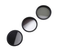 Generic 3 en 1 Filtro de Cámara Conjunto de Filtros CPL ND8 GND para una Mejor Calidad de Imagen y Control de Exposición para Entusiastas de la Fotografía Aleación de Aluminio, Vidrio óptico (52 mm)