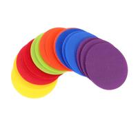 Generic 30 Pegatinas Redondas para Marcar Alfombras Infantiles 30 Unidades de Marcadores Educativos de Poliéster Resistente Colores Vibrantes para Aula y Juego Jardín de Infancia