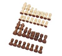 Generic 32 Piezas de Ajedrez con Fieltro para Estabilidad Antideslizante, Gran Juego Liviano para Principiantes y Entusiastas, Hecho de Plástico Duradero
