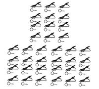 Generic 36piezas Clip De Micrófono Metálico Soporte Para Microfonía Para Karaoke y Grabaciones Compatible Dispositivos De Voz y Videoconferencias