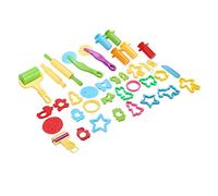 Generic 38 Uds Moldes de Arcilla Juguetes Herramientas de Plastilina DIY con 38 Moldes Vívidos para Niños Juego Creativo Aprendizaje e Interacción entre e Hijos