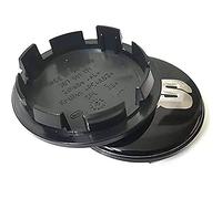 GÉNERIC 4 Piezas Centre Tapacubos Coche Rueda Tapas Centrales, para BBS 56MM 60MM 65MM 68MM Accesorios,65mm-Black-Silver-A