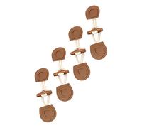 Generic 4 Piezas de Botones de Cierre de Cuerno, Botones de Costura Y Tejido, Cierres de Botones DIY para Abrigos de Paño, Cortavientos, Suéteres Y