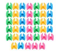 Generic 40 Piezas de Fijación de Carretes, Clips de Bobinas de Silicona Suave, Organizador de Hilos con Mantenimiento Ordenado y Prevención de Desenredado, Ideal para Hilo de Coser