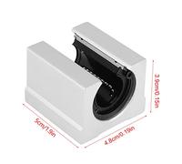 generic 4pcs SBR20UU Open Lineal Motion Roiling Block Sliding Printer 3D Piezas CNC 20 * 39 * 11 Mm