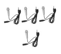 Generic 4piezas Mini Micrófono Vocal Portátil De Grabación para Teléfonos para Ktv y Podcasting Diseño y Compatible Smartphones y Laptops