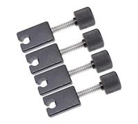 Generic 4x Puente de Bajo Eléctrico Sillines de Cuerda Abrazadera de Guitarra Bloque de Cuerdas Bloques de Inserción