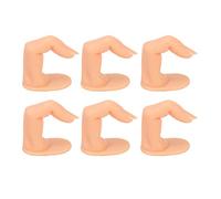 Generic 50 Uds. Modelos de Dedos Postizos para Práctica de Manicura, Dedos de Entrenamiento Reutilizables Realistas para Artistas de Uñas y Estudiantes de Plástico