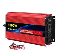 Generic 5000 W (2000 W continúa la potencia) inversor de CC 12 V a CA 220 V voltaje 50 Hz transformador de energía solar puro waveconvertidor de onda sinusoidal con pantalla LED enchufe de la UE