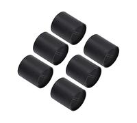 Generic 6 Extensores de Patas para Muebles de Plástico Redondos de 4 Pulgadas de Altura, Elevadores de Muebles Negros para sofá de Oficina en Casa, Opción Ideal para Aspiradoras Robóticas