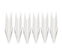 Generic 6 pinchos antipájaros, acero inoxidable, para exteriores, pájaros, palomas, herramientas, valla, accesorios de pared