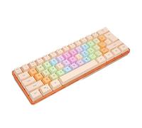 Generic 61 Teclado Mecánico con Tecla, Diseño de Diseño de por Separado de Mecánico de Ergonómico para el Juego (Albaricoque)