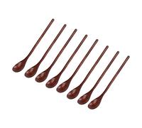 Generic 8 Cucharas de Madera, Largo, Cucharas Suaves e Inodoros, sin Rebabas con Mano de Obra Fina Pulida a Mano, Ideal para Mezclar Alimentos y Decoración de Platos